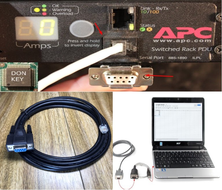 APC AP7920 PDU to computer reset password